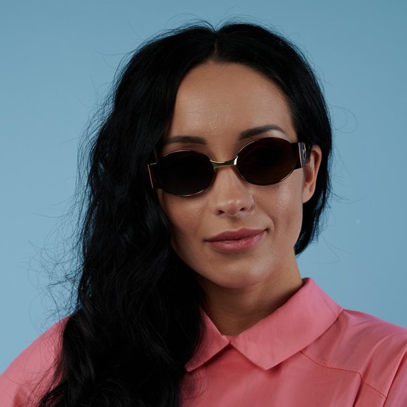 Round vintage sunglasses by Von Furstenberg, Italy main image 10